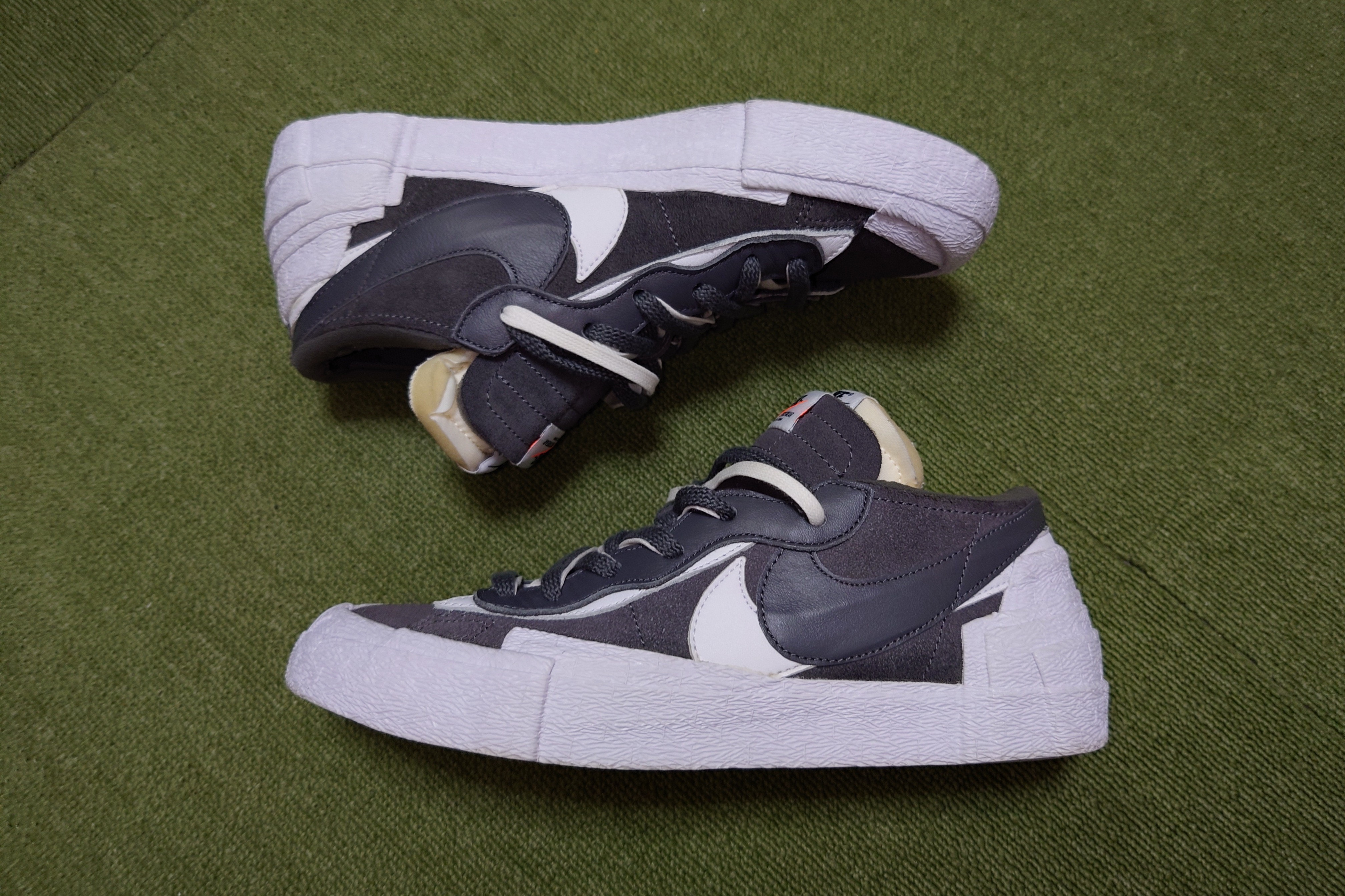 Sacai × Nike Blazer Low "Iron Grey"