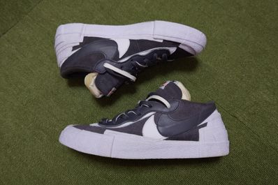 Sacai × Nike Blazer Low "Iron Grey"