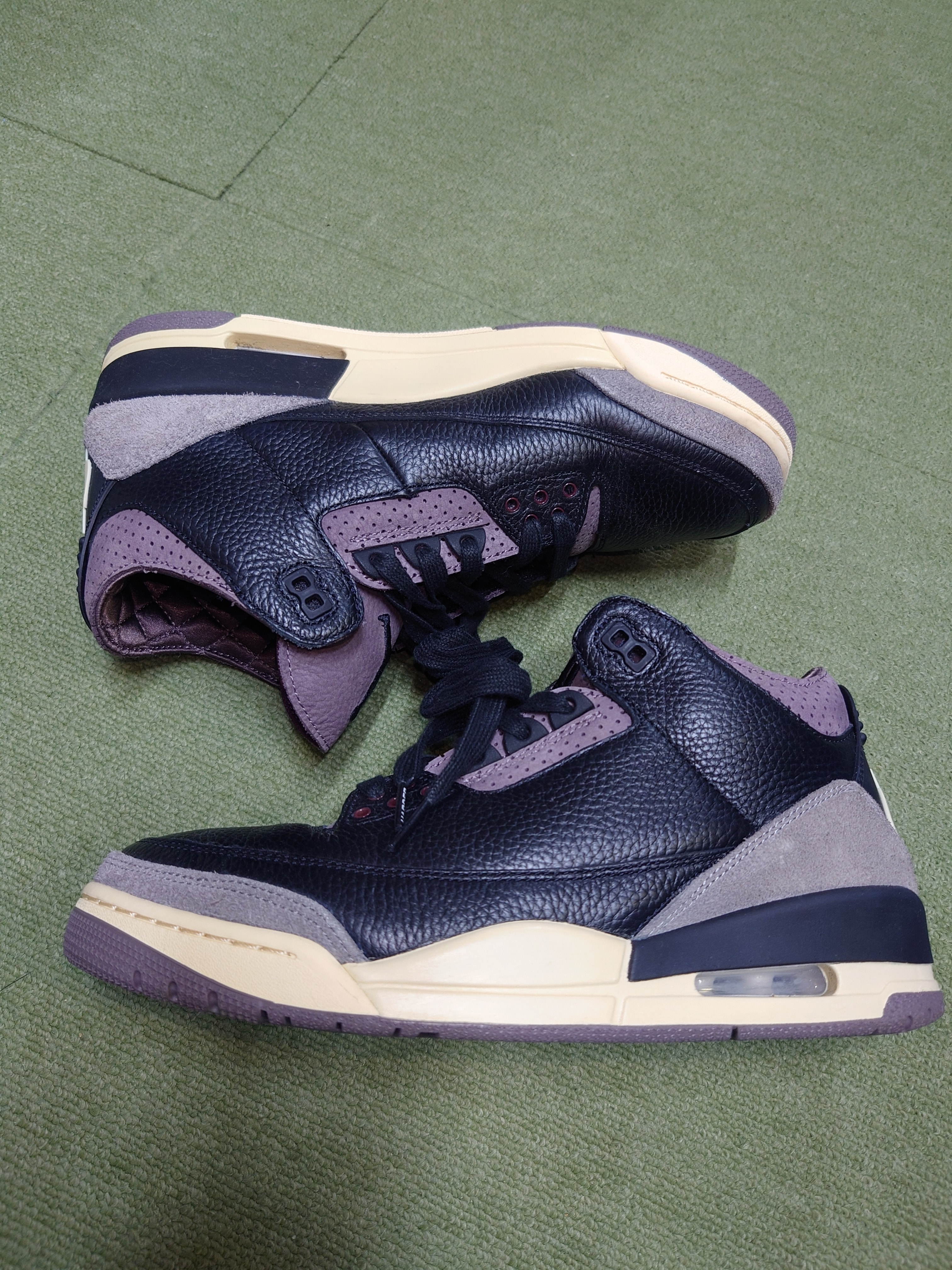 A Ma Maniere × Nike Women's Air Jordan 3 Retro OG SP "Black and Flat Pewter/WYWS"