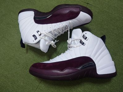 A Ma Maniere × Nike Women's Air Jordan 12 "White and Burgundy Crush"