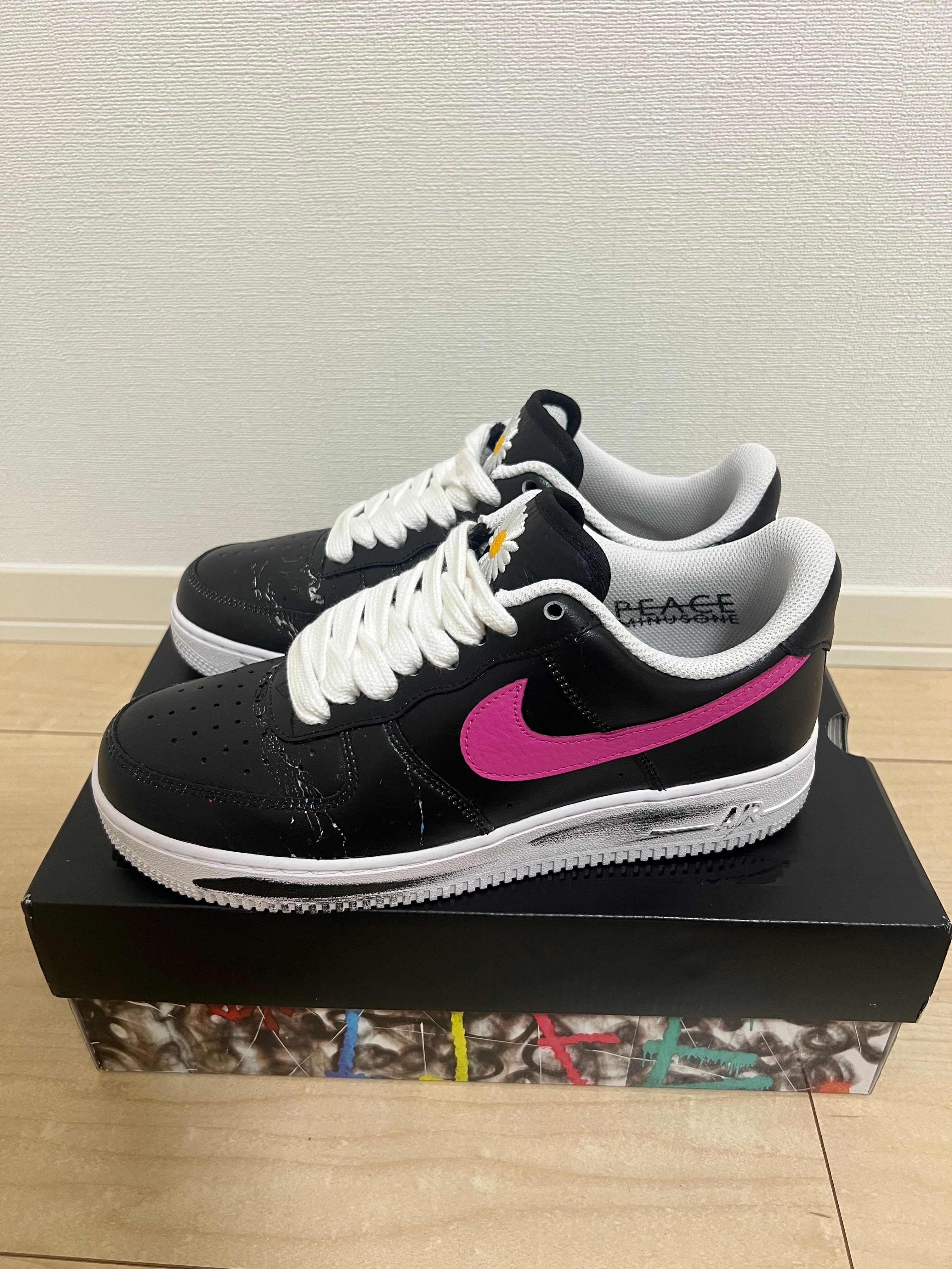 PEACEMINUSONE × Nike Air Force 1 Low '07 Para-Noise 3.0 "Black and Multi-Color" / G-DRAGON