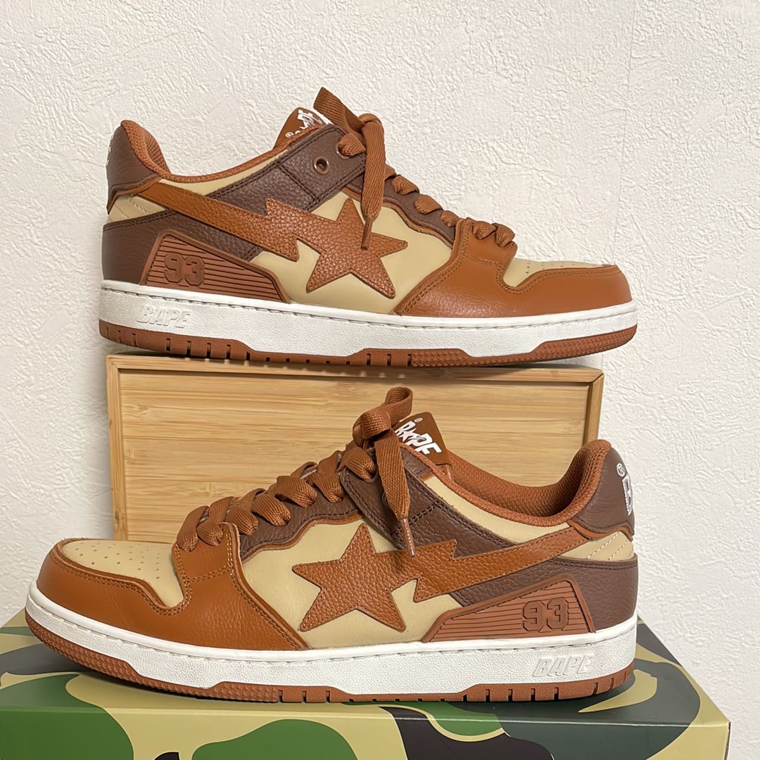 A BATHING APE®︎ BAPE SK8 STA #5 "Brown"