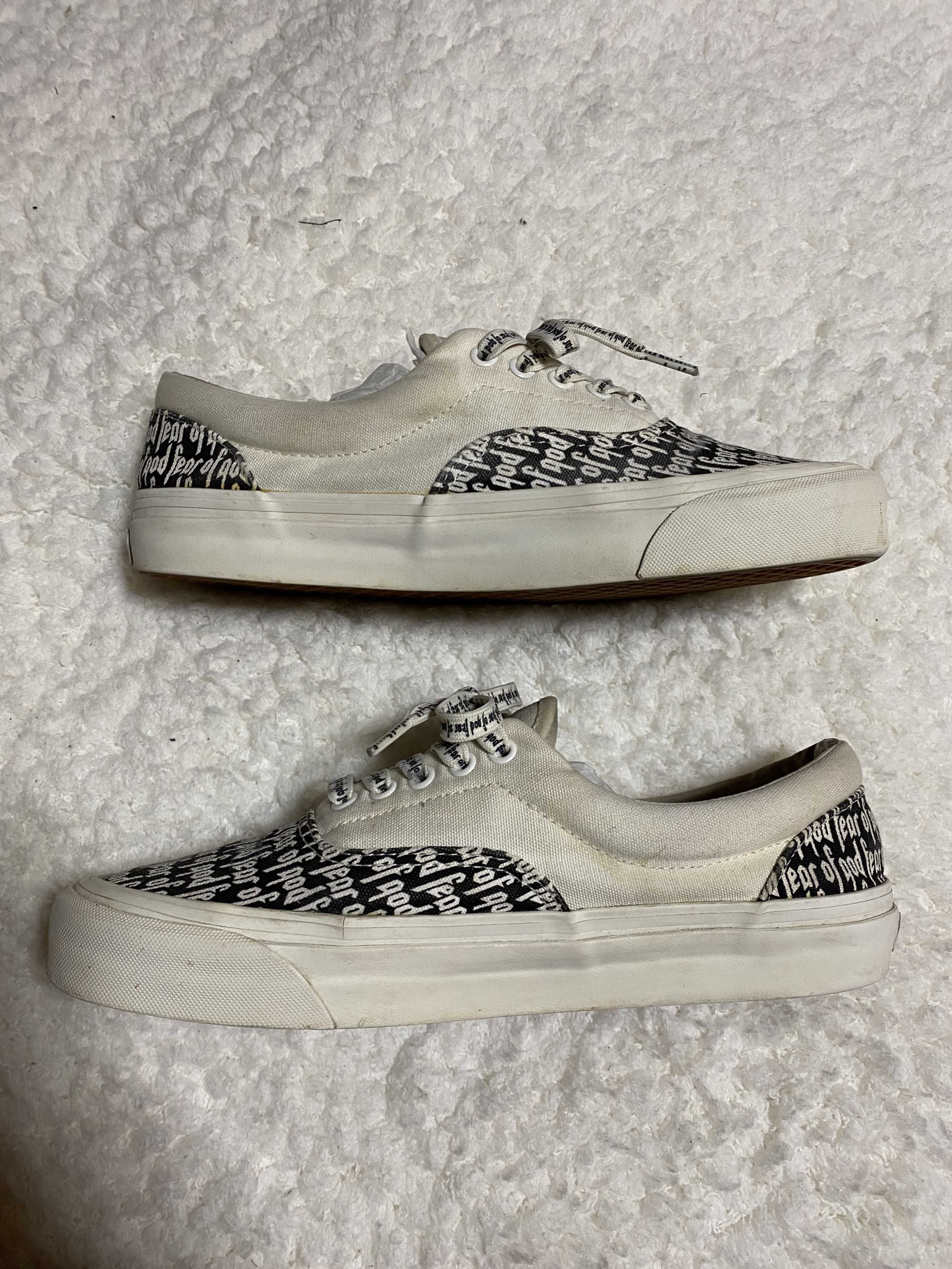 VANS ERA 95 DX FEAR OF GOD WHITE BLACK