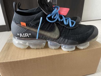 Off-White × Nike Air Vapormax "Black/Total Orange/Clear"
