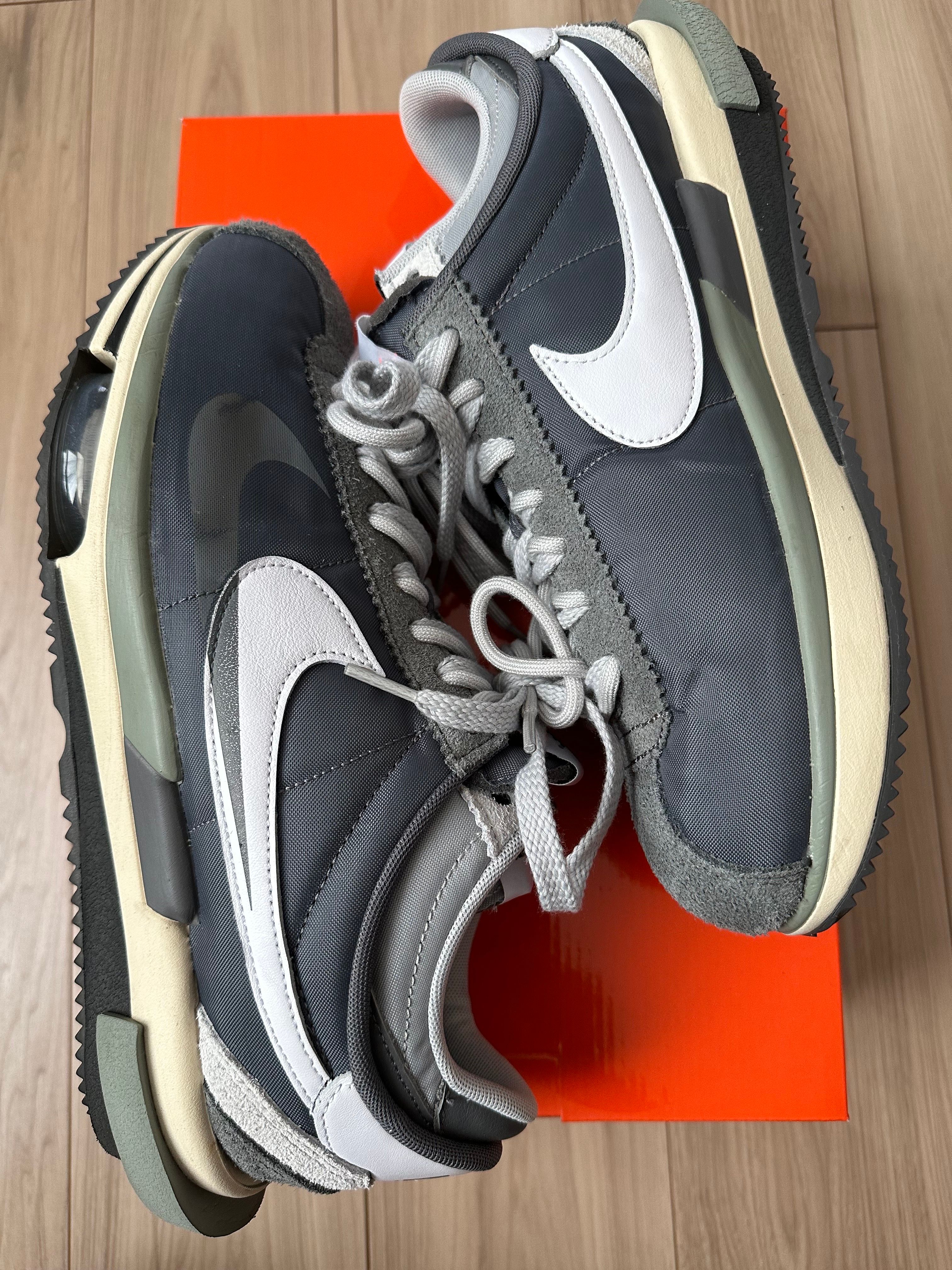 sacai × Nike Zoom Cortez "Iron Grey"