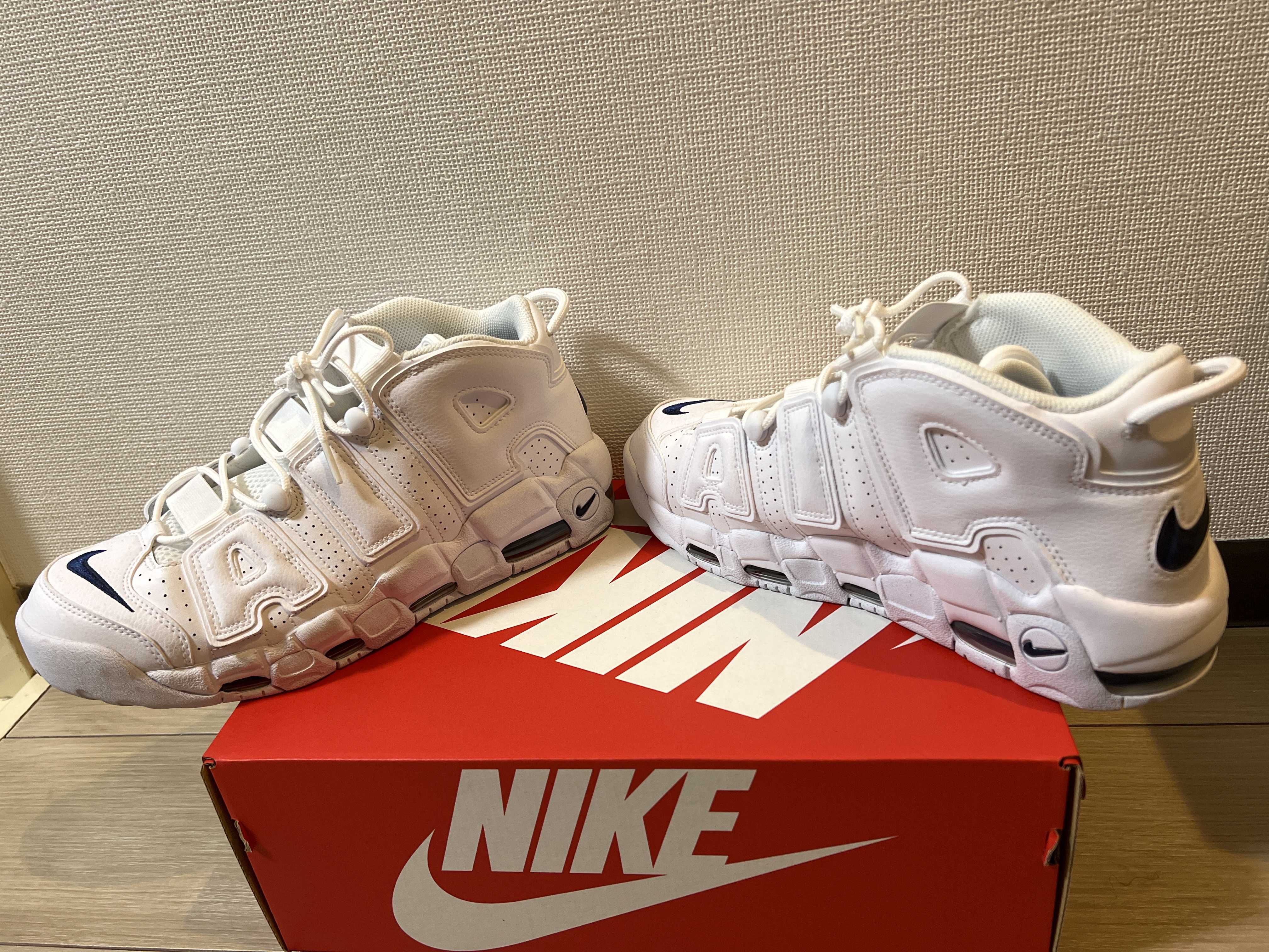 Nike Air More Uptempo "White/Midnight Navy"