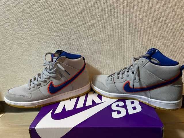 Nike SB Dunk High "Rush Blue and Team Orange/New York Mets"
