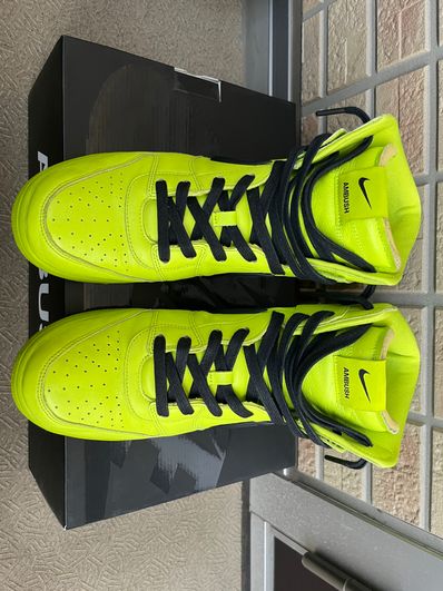 AMBUSH × NIKE DUNK HIGH "FLASH LIME"