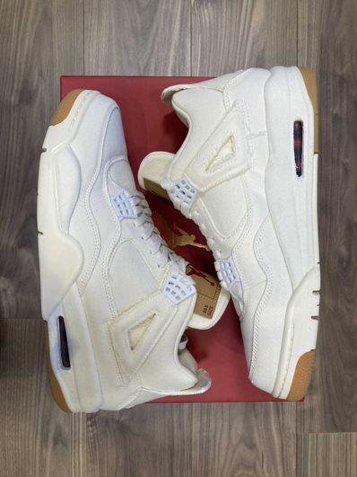 NIKE × LEVI’S AIR JORDAN 4 "WHITE DENIM"(タグ:®のみ)