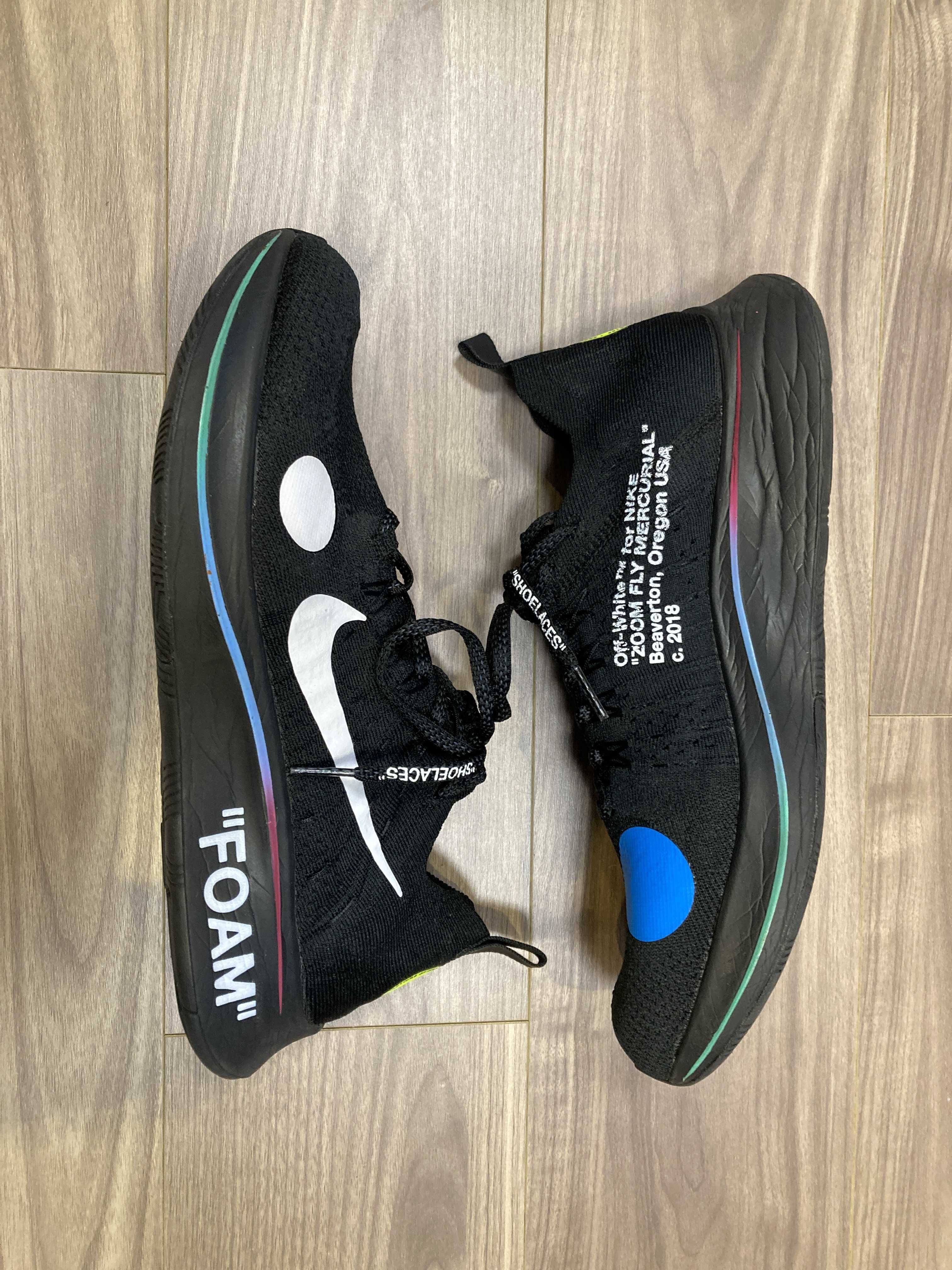 Off-White × Nike Zoom Fly Mercurial Flyknit "Black/White/Volt"