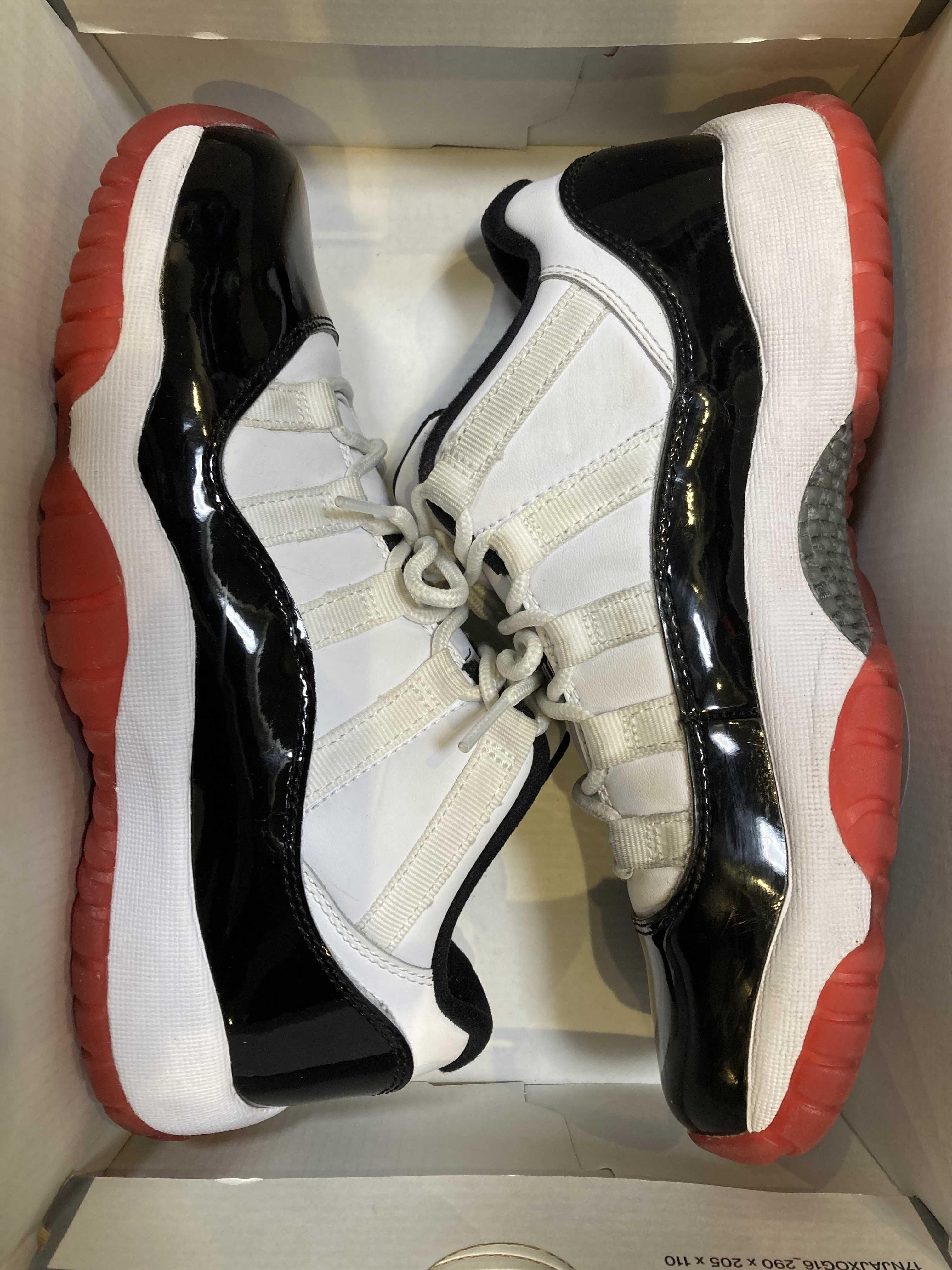 NIKE AIR JORDAN11 LOW GS "GYM RED"