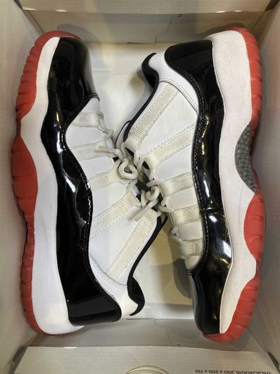 NIKE AIR JORDAN11 LOW GS "GYM RED"