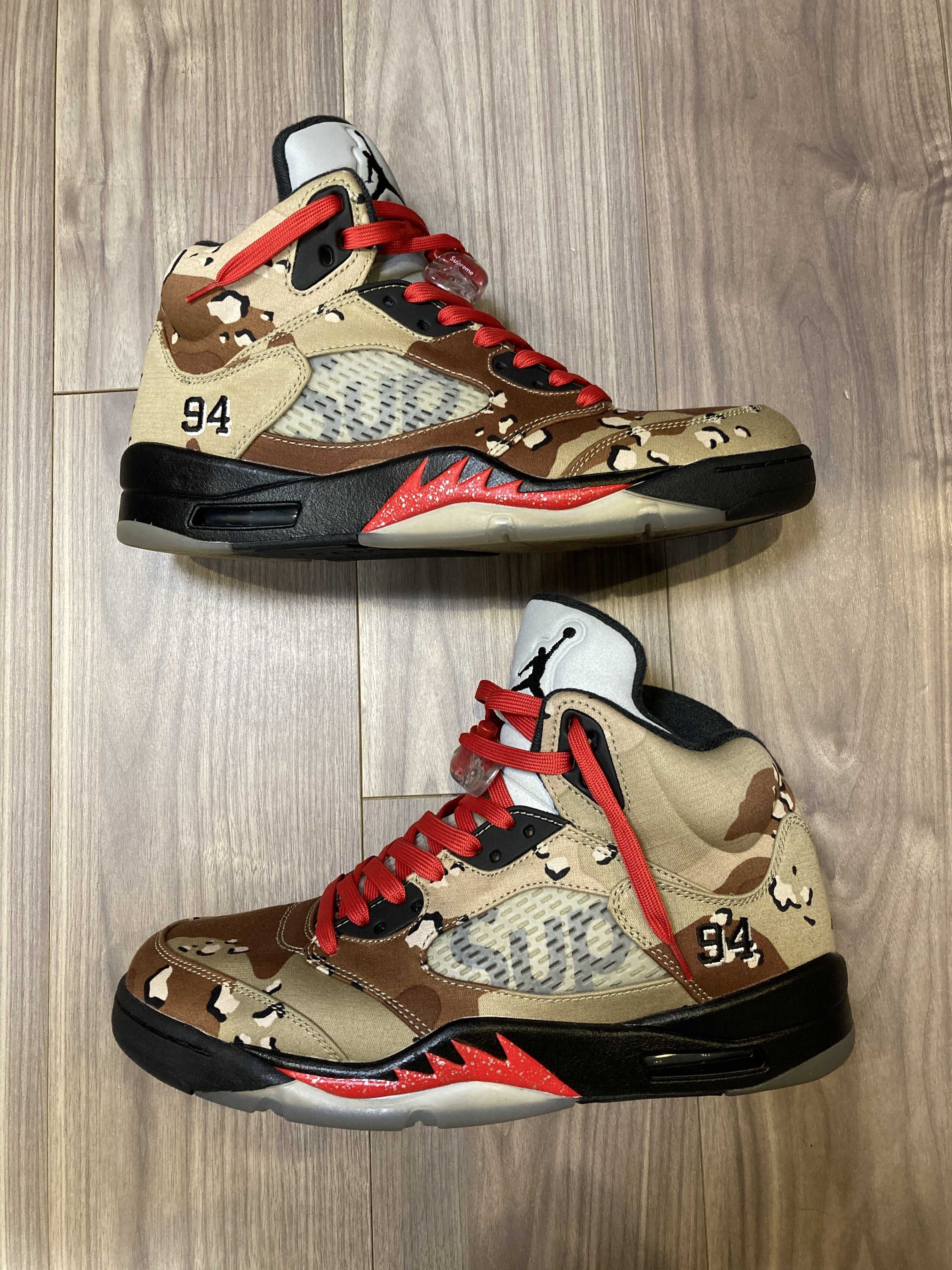 Supreme × Nike Air Jordan 5 Retro "Desert Camo"