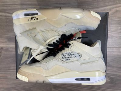 Off-White × Nike Women's Air Jordan 4 SP "Sail"