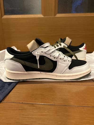 Travis Scott × Nike Women's Air Jordan 1 Low OG "Medium Olive"