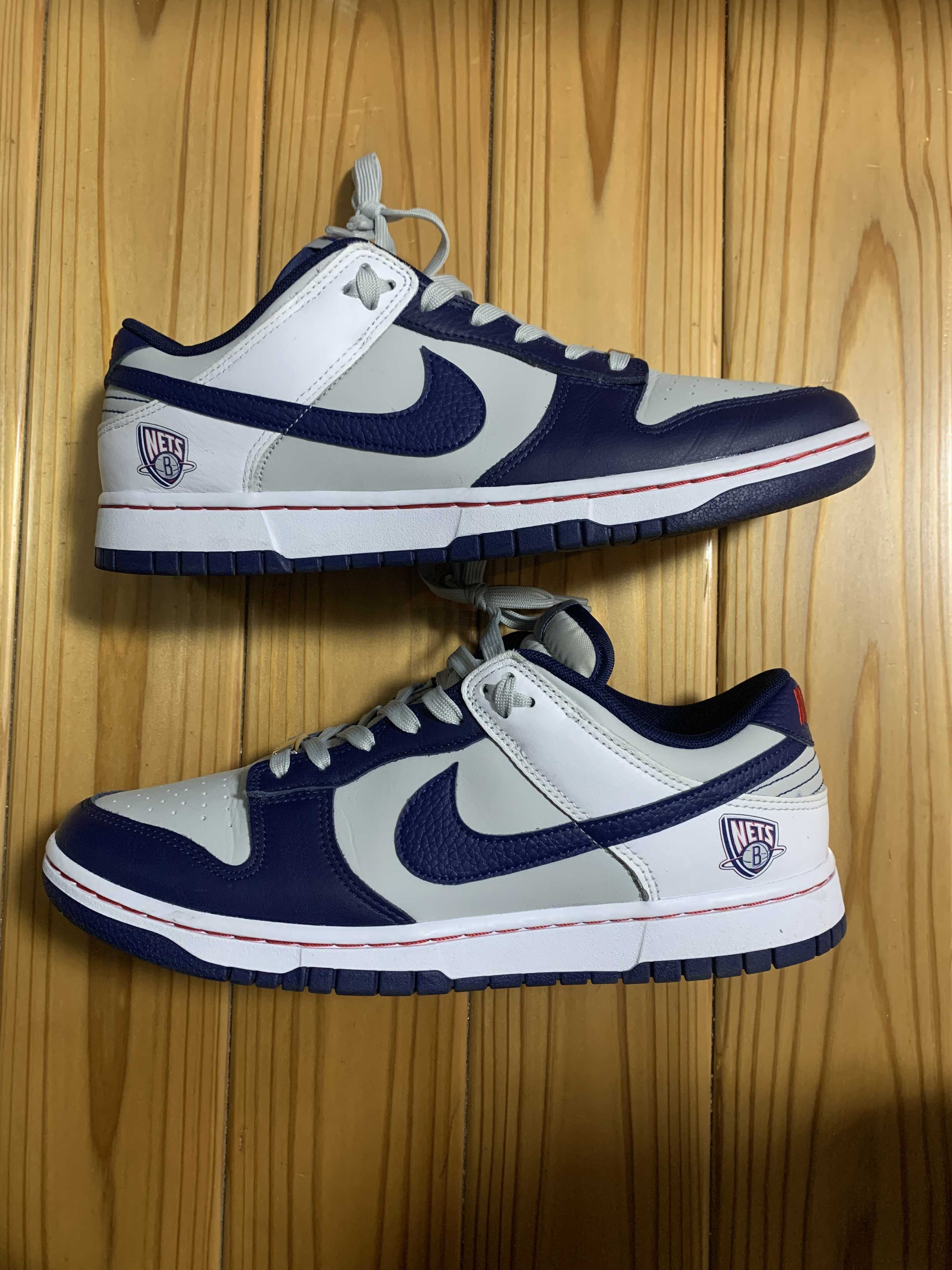 NBA × Nike Dunk Low EMB 75th Anniversary "Nets"
