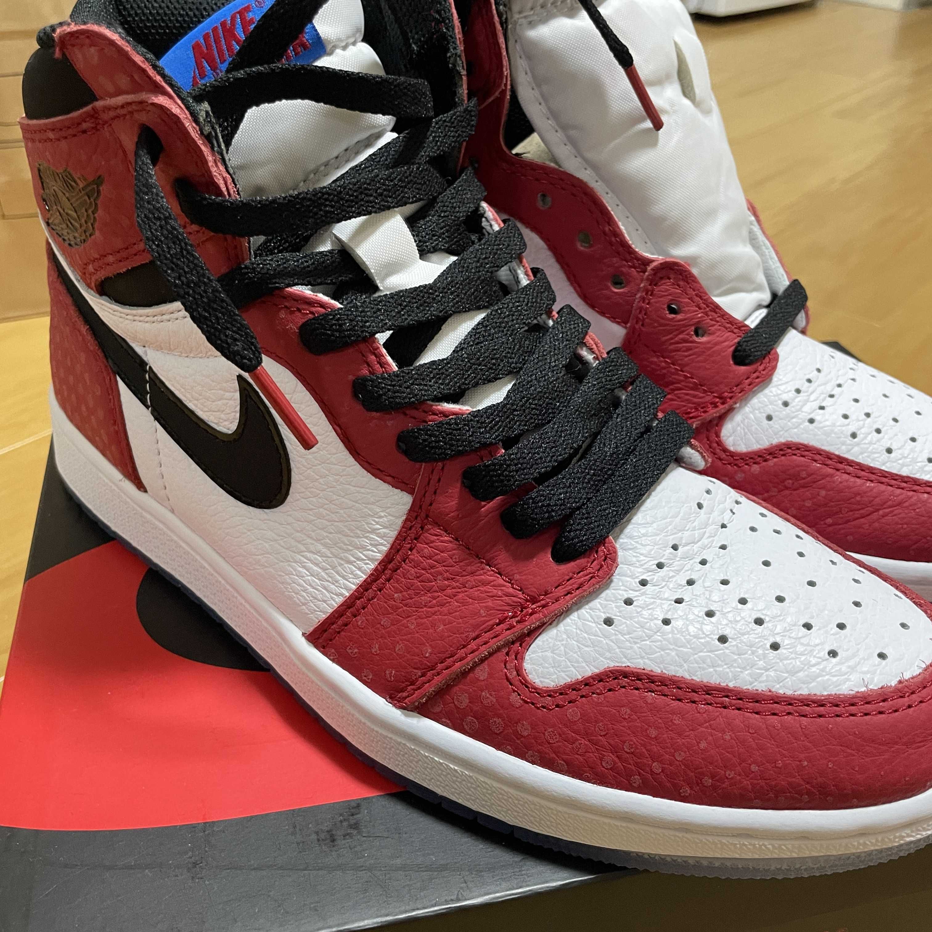 Spiderman × Nike Air Jordan 1 Origin Story "Gym Red/White/Photo Blue/Black"