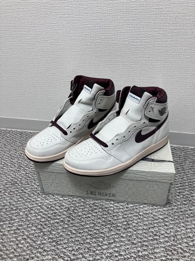 A Ma Maniere × Nike Air Jordan 1 Retro High OG "Sail and Burgundy"