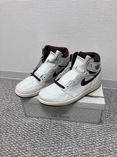 A Ma Maniere × Nike Air Jordan 1 Retro High OG "Sail and Burgundy"