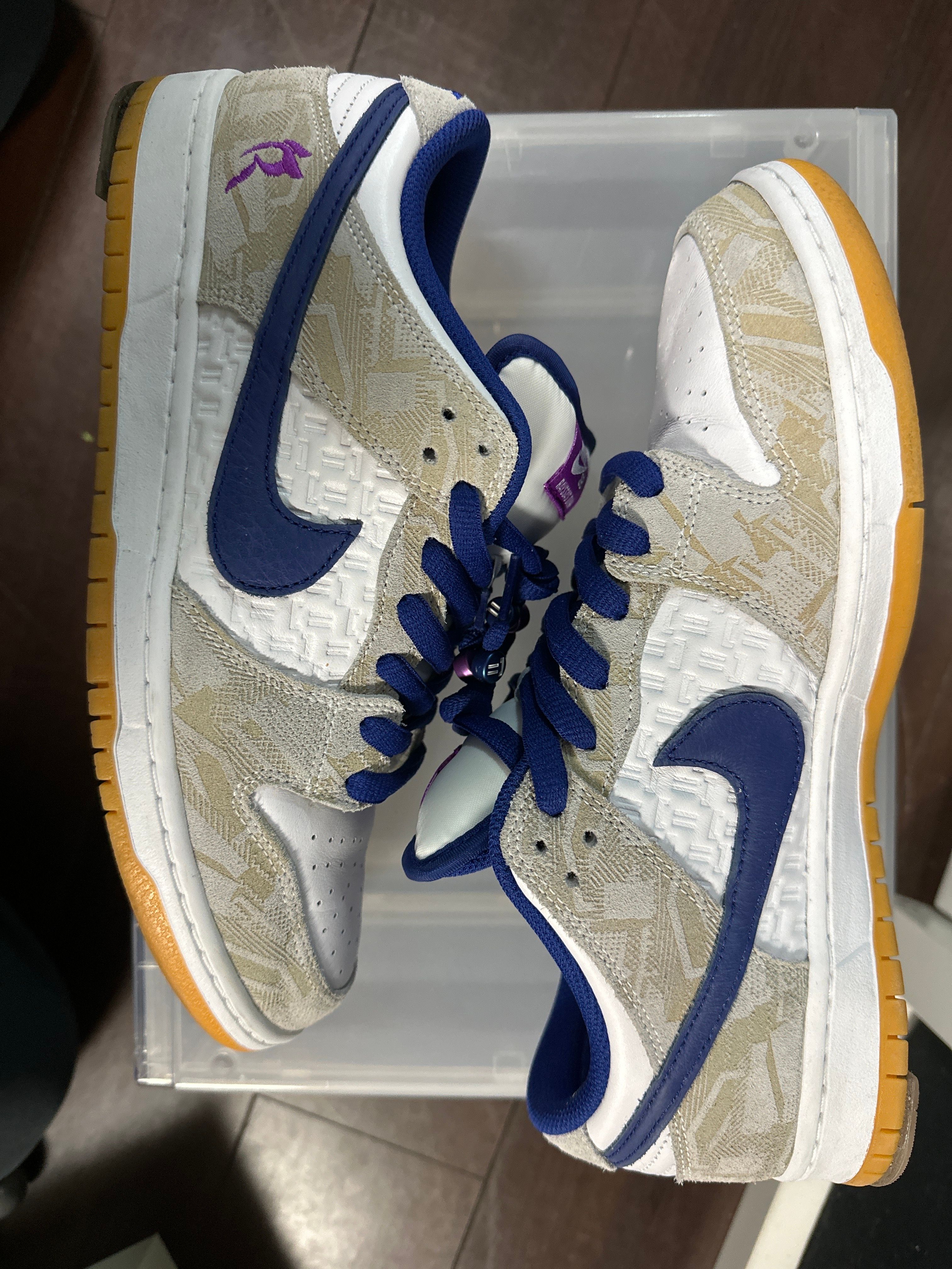 Rayssa Leal × Nike SB Dunk Low PRM "Pure Platinum and Vivid Purple"