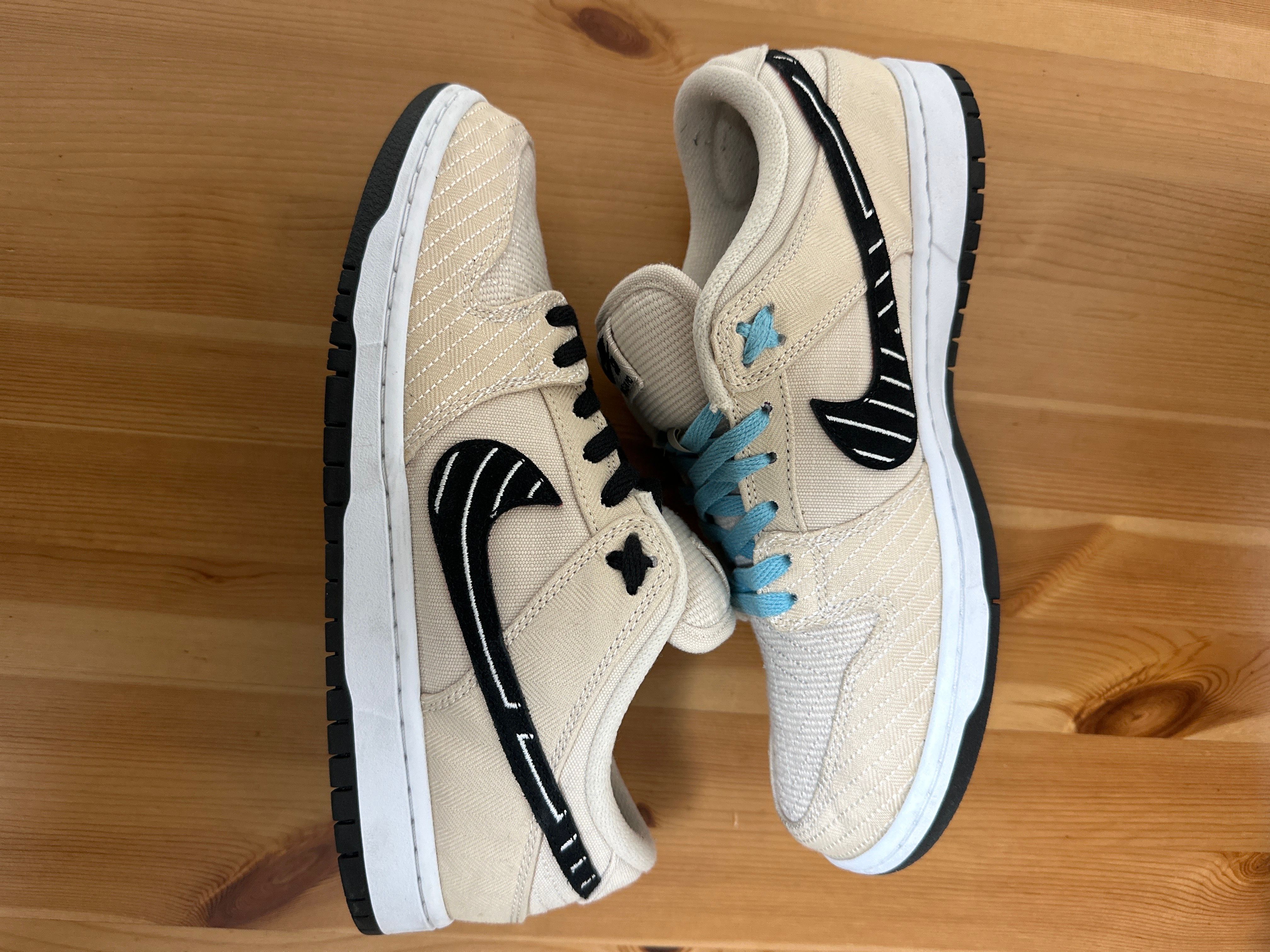 Albino & Preto × Nike SB Dunk Low Pro QS "Pearl White"