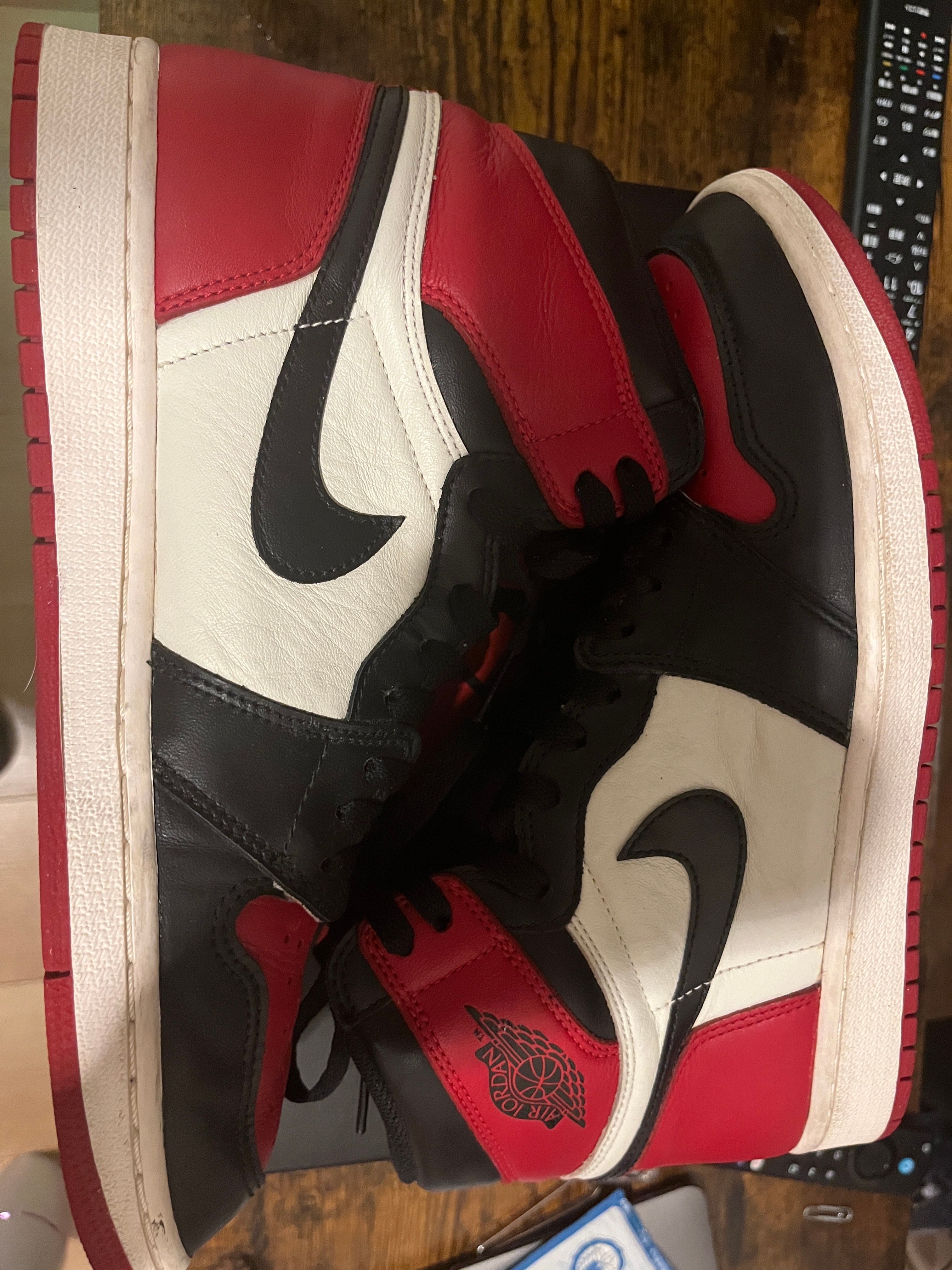 Nike Air Jordan 1 Retro High OG "Bred Toe"