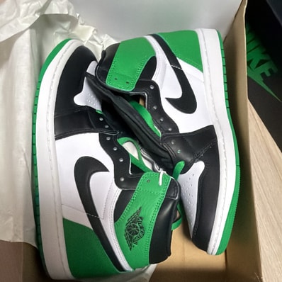 Nike Air Jordan 1 Retro High OG "Celtics/Black and Lucky Green" (2023)