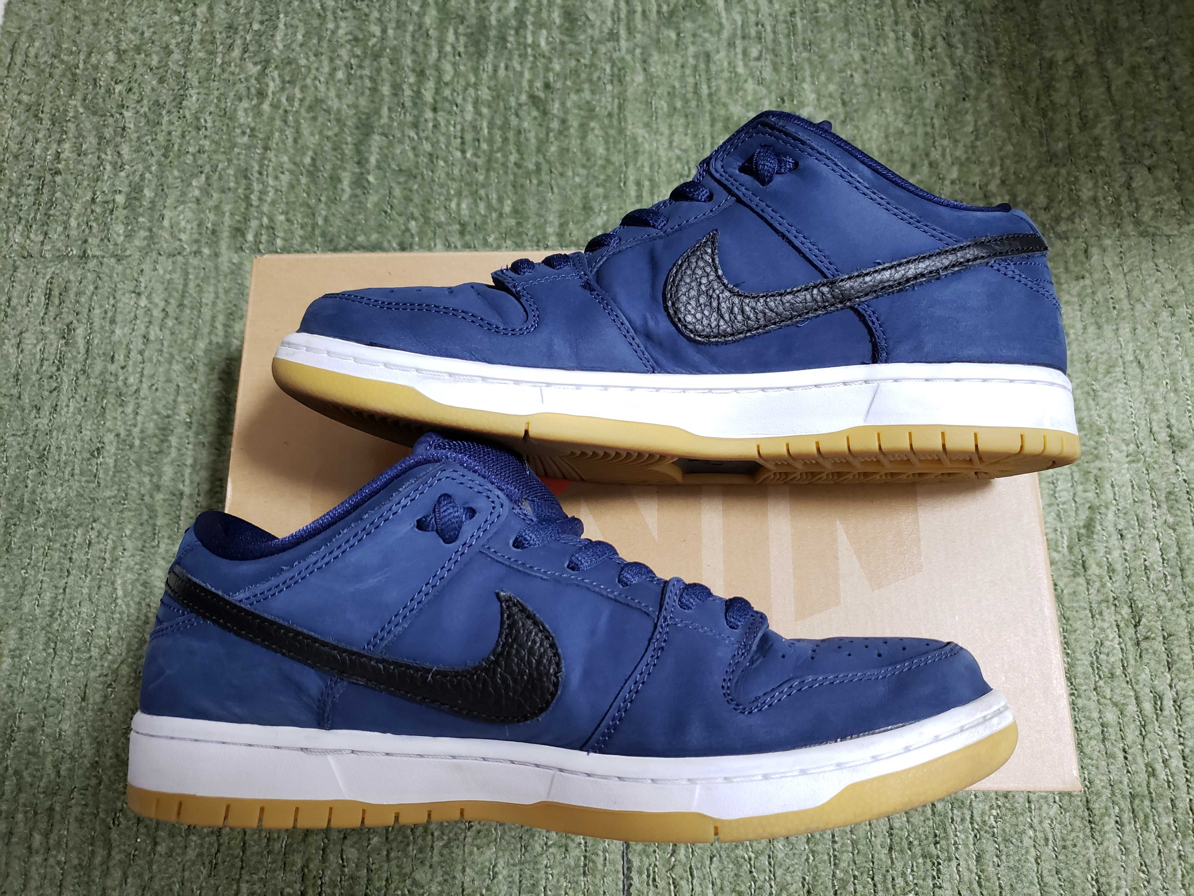 Nike SB Dunk Low Orange Label "Obsidian/Black-Light Gum Brown"