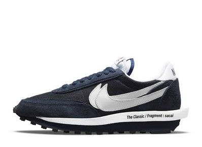 Fragment × sacai × Nike LD Waffle "Blackended Blue"