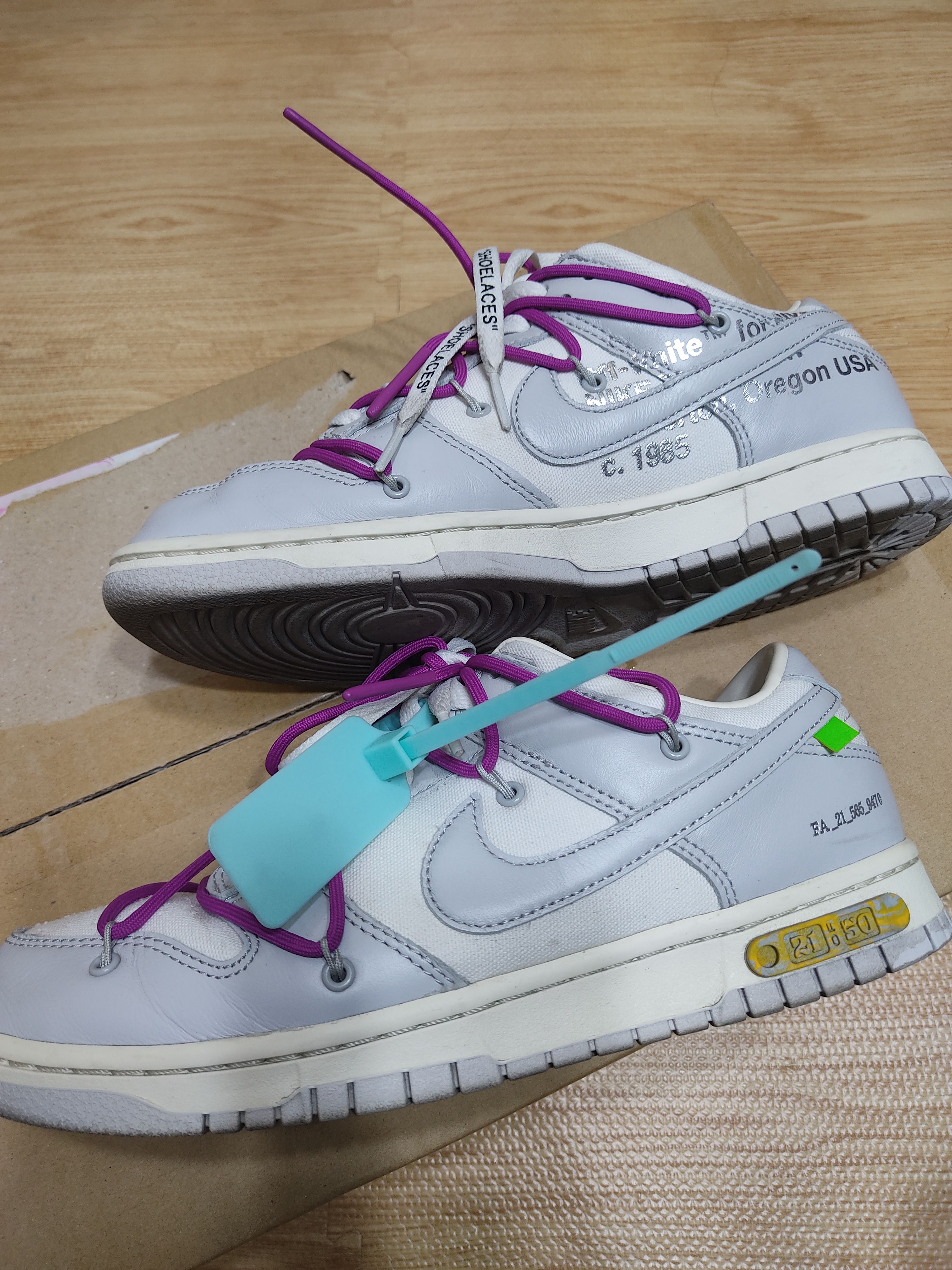 Off-White × Nike Dunk Low 1 of 50 "Lot.21"
