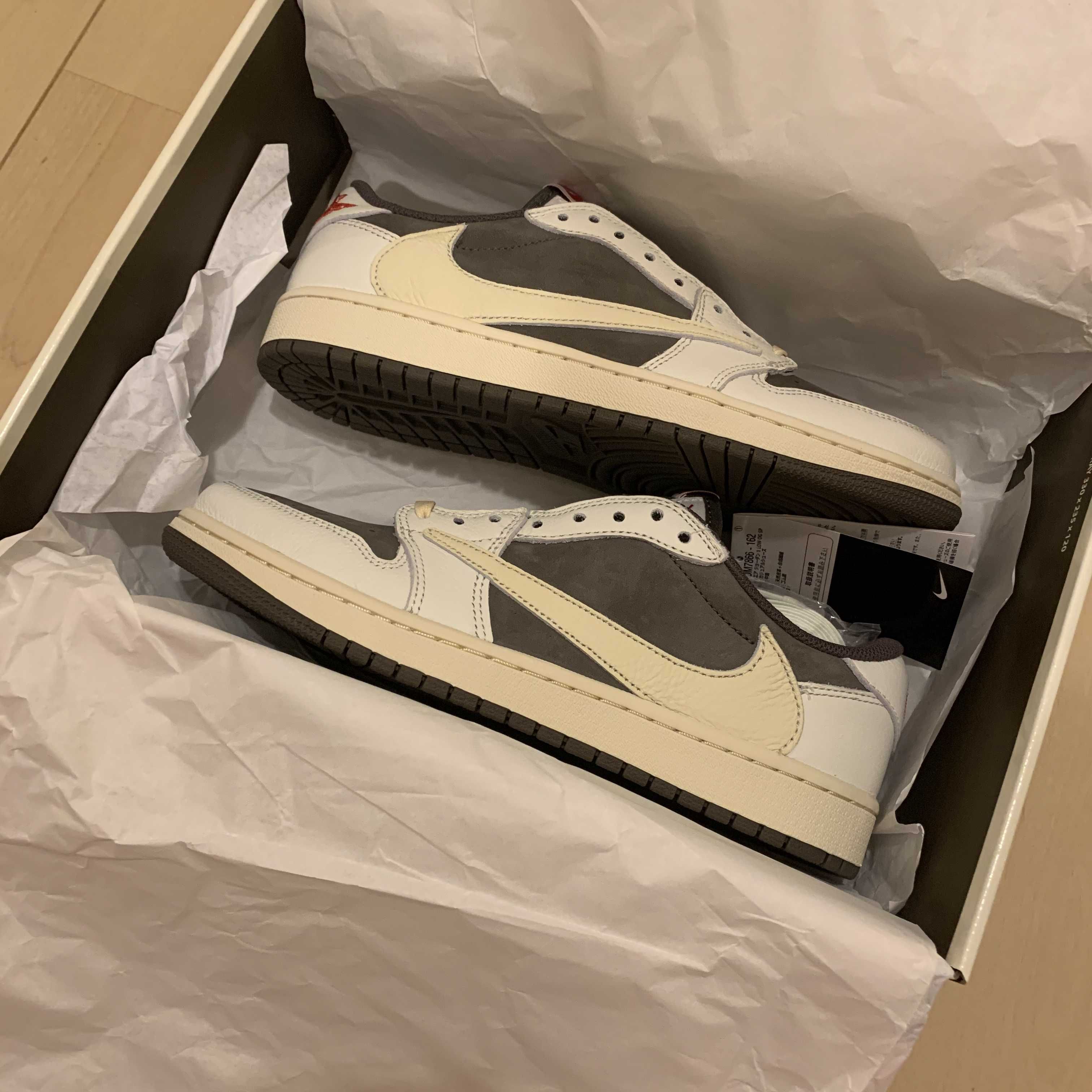 Travis Scott × Nike Air Jordan 1 Low OG SP "Reverse Mocha/Sail and Ridgerock"