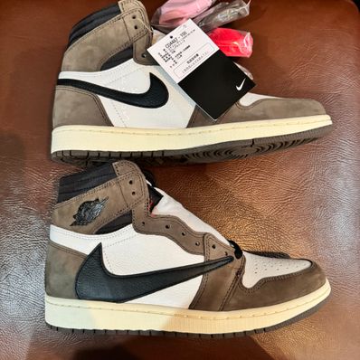 Travis Scott × Nike Air Jordan 1 Retro High OG TS SP "Sail/Dark Mocha"