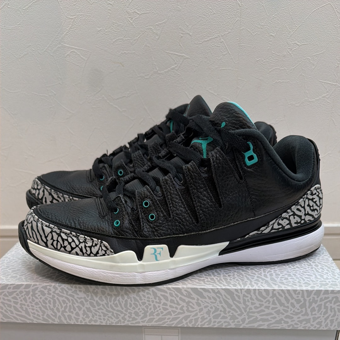atmos × Nike Zoom Vapor AJ3 "Elephant/Safari"