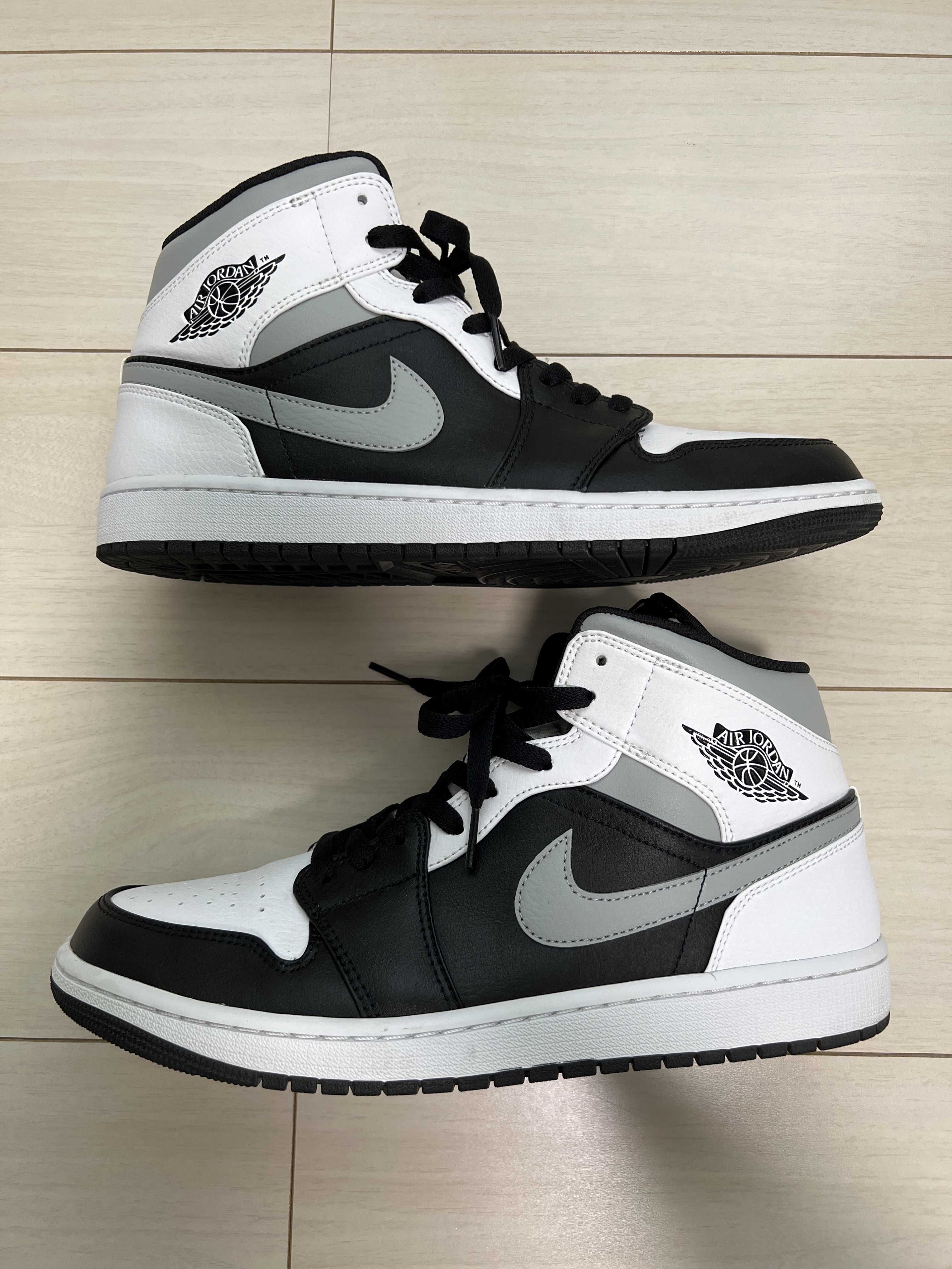 NIKE AIR JORDAN 1 MID "WHITE SHADOW"