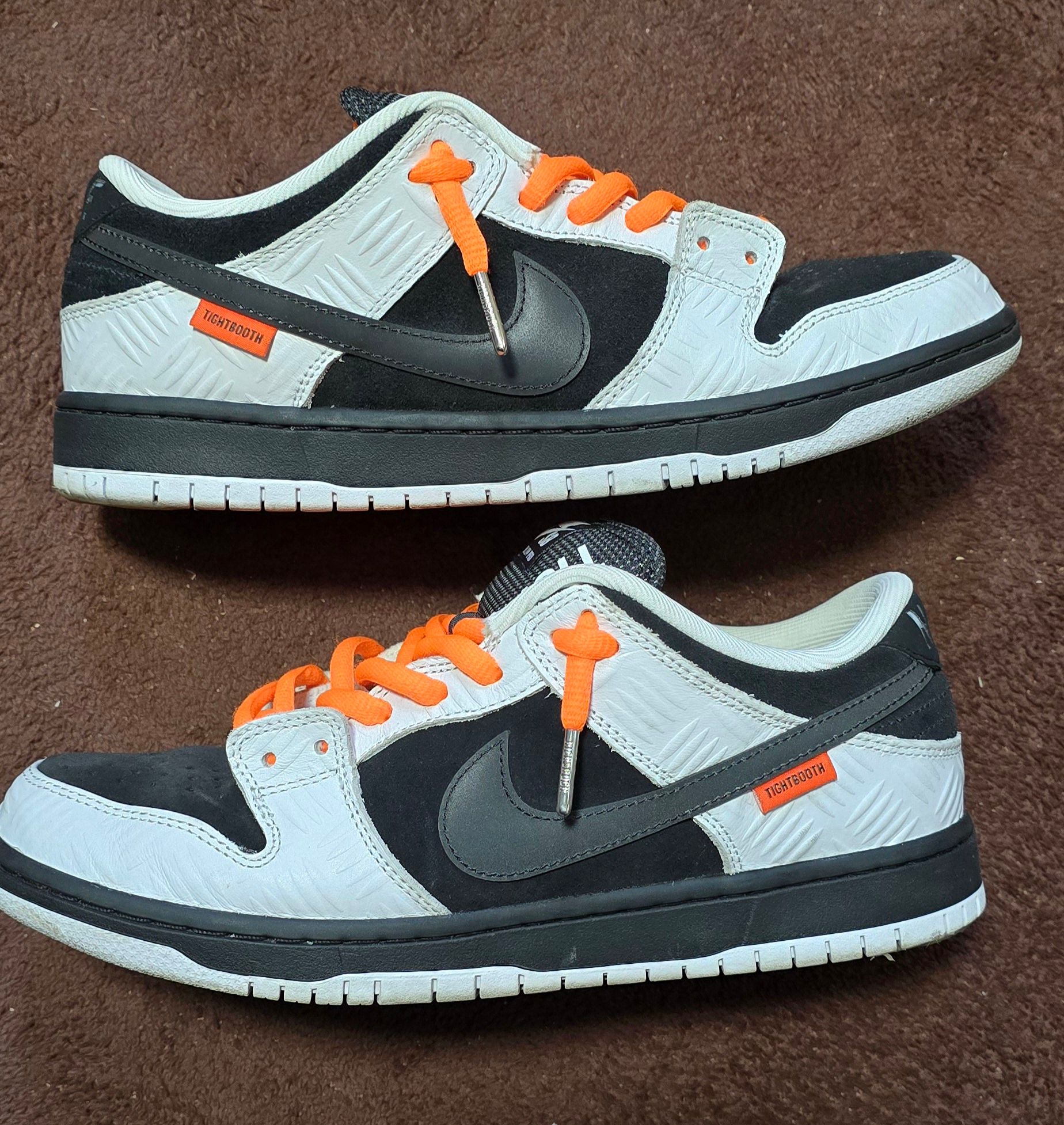 TIGHTBOOTH × Nike SB Dunk Low Pro QS "Black and White"