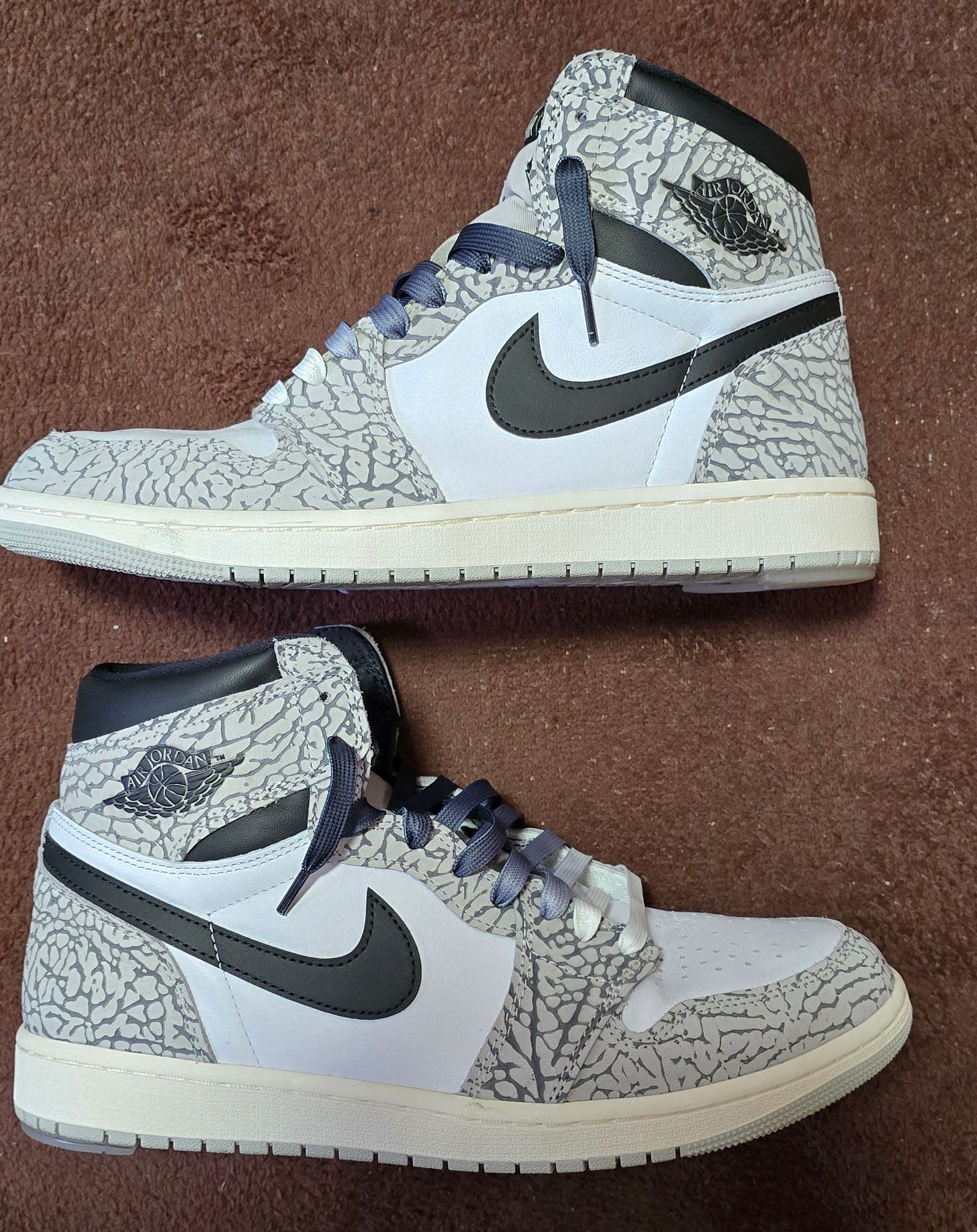 Nike Air Jordan 1 High OG "White Cement/Safari"