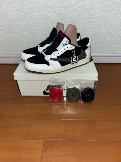 Travis Scott × Nike Women's Air Jordan 1 Low OG "Medium Olive"