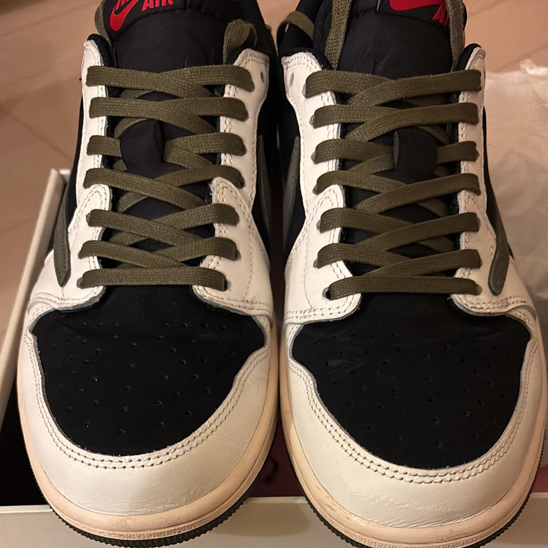 Travis Scott × Nike Women's Air Jordan 1 Low OG "Medium Olive"