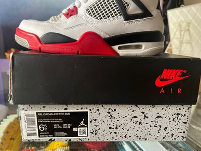 Nike GS Air Jordan 4 OG "Fire Red"