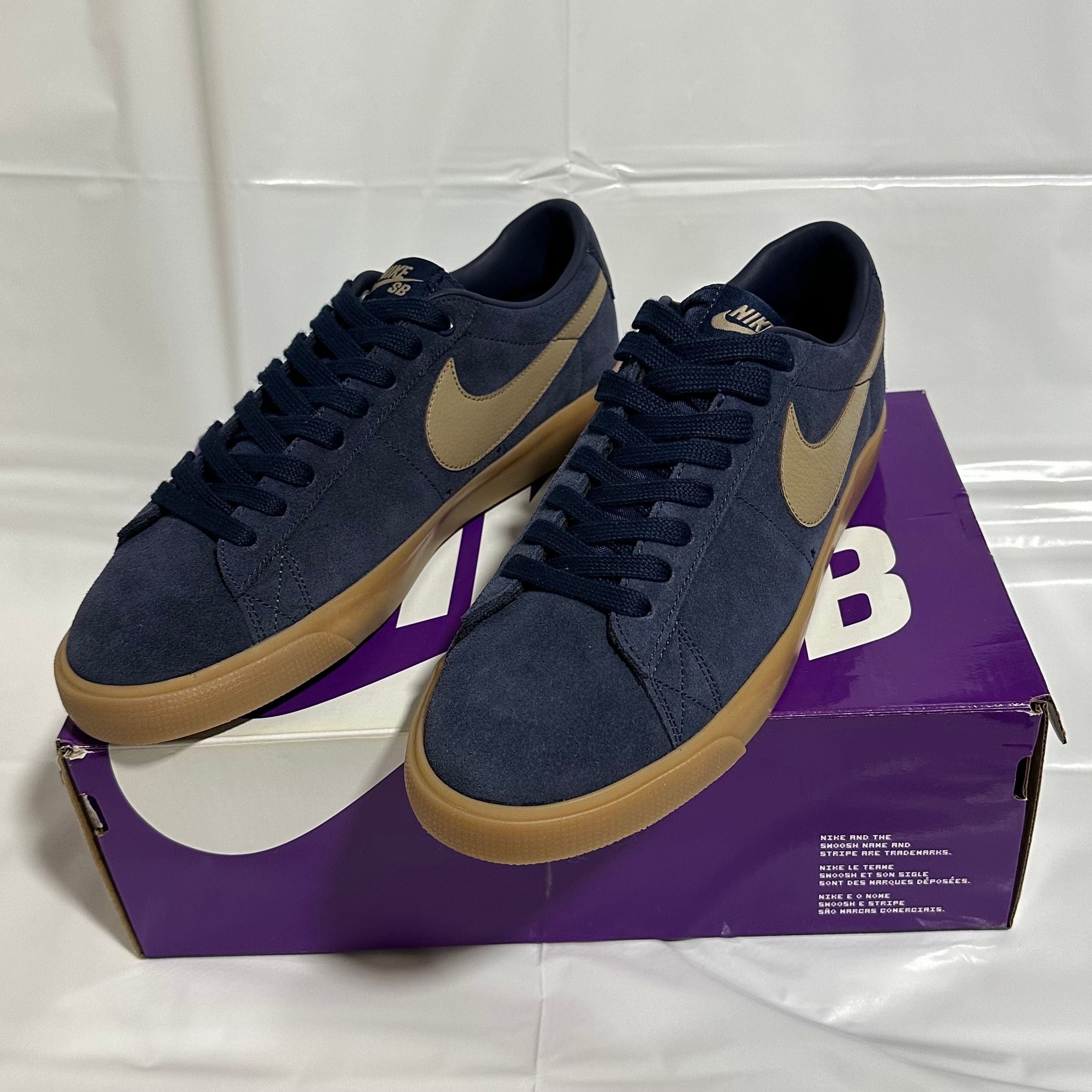 Nike SB Blazer Low GT "Navy Gum"
