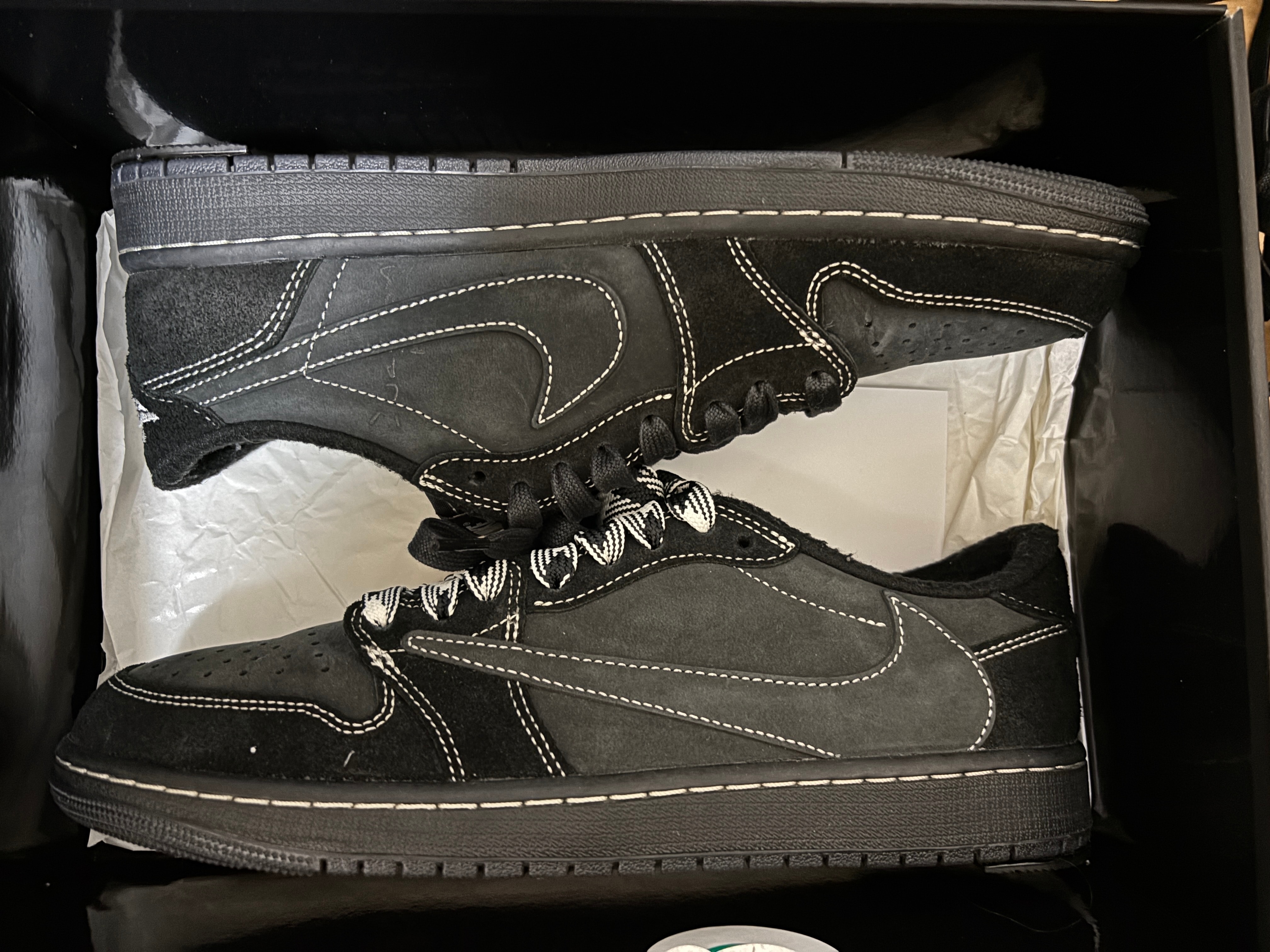 Travis Scott × Nike Air Jordan 1 Low OG SP "Black Phantom"