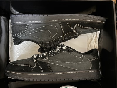 Travis Scott × Nike Air Jordan 1 Low OG SP "Black Phantom"