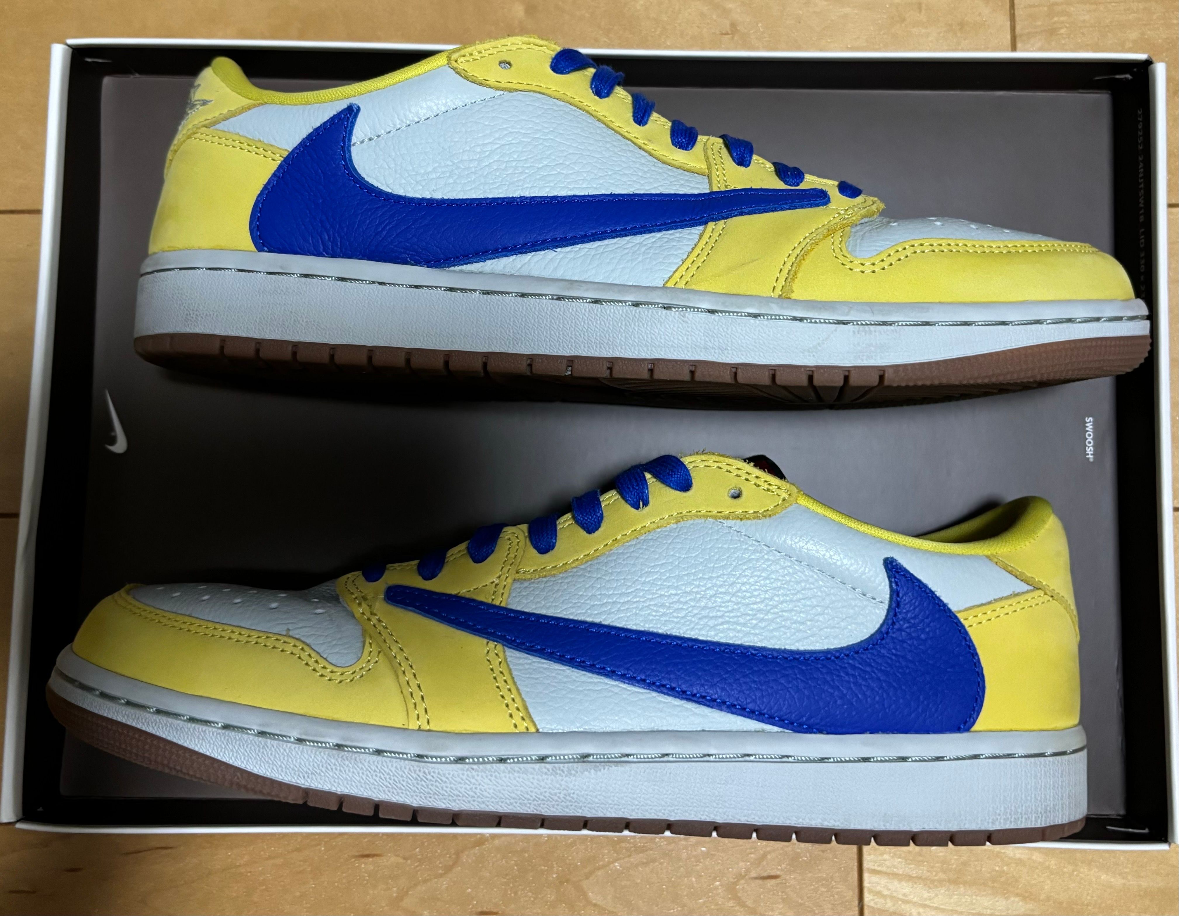 Travis Scott × Nike Women's Air Jordan 1 Retro Low OG "Canary"