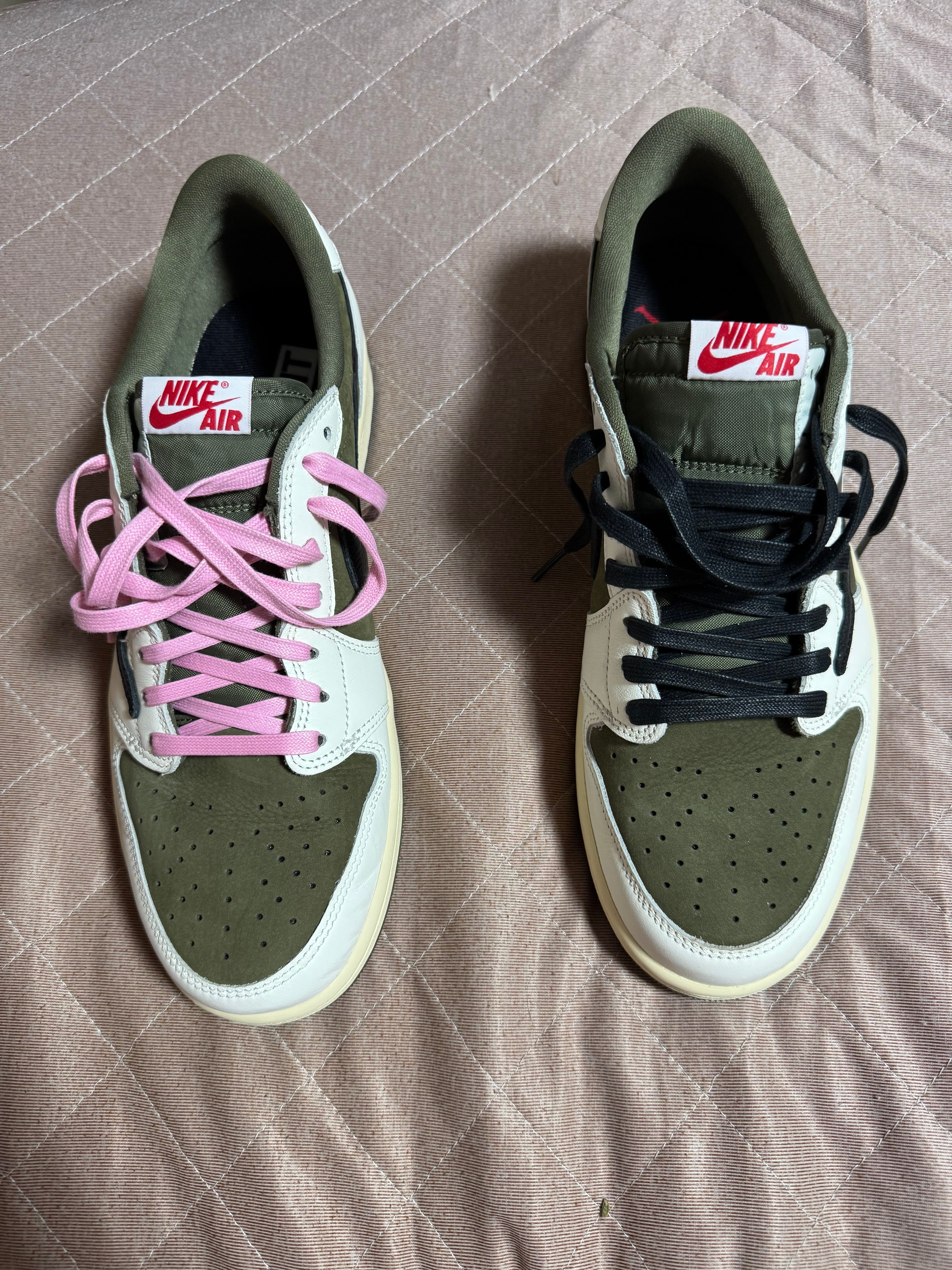 Travis Scott × Nike Air Jordan 1 Low OG SP "Reverse Olive"