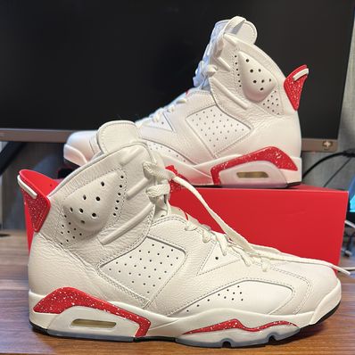 Nike Air Jordan 6 "White and University Red/Red Oreo"