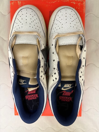 Stranger Things × Nike Dunk Low "Phantom/Midnight Navy"