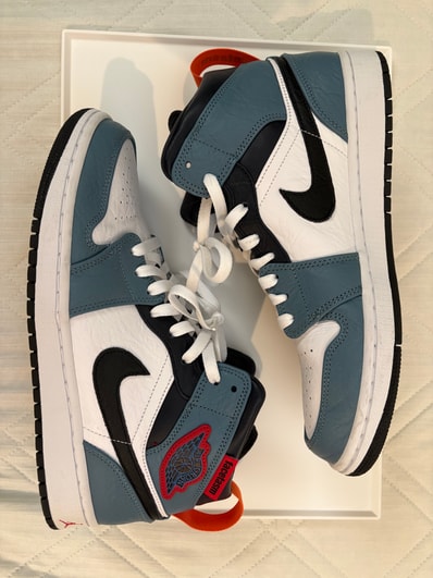 FACETASM × Nike Air Jordan 1 Mid "White/Navy"