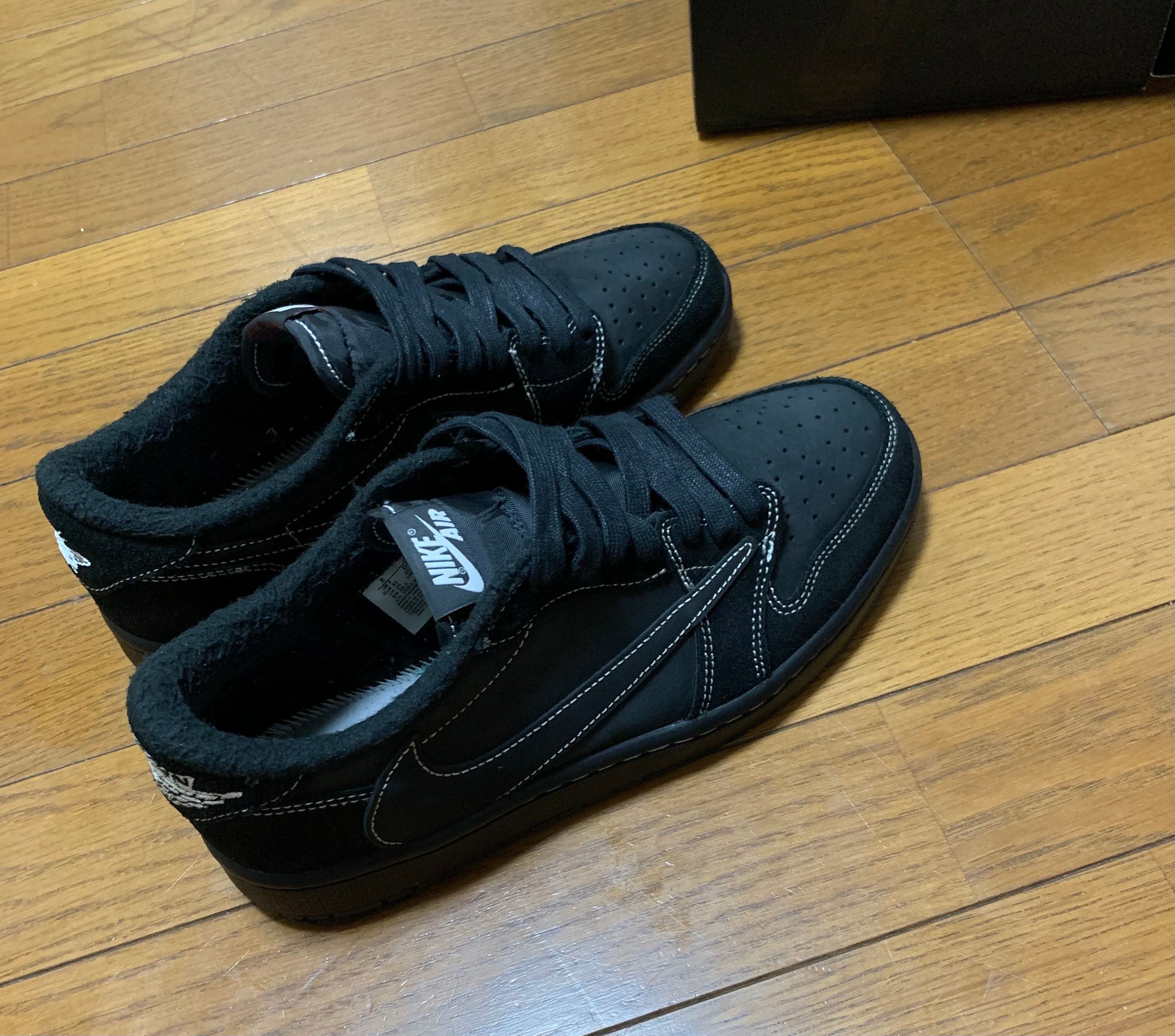 Travis Scott × Nike Air Jordan 1 Low OG SP "Black Phantom"