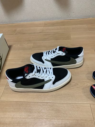 Travis Scott × Nike Women's Air Jordan 1 Low OG "Medium Olive"