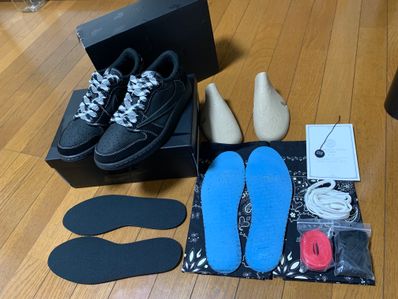 Travis Scott × Nike Air Jordan 1 Low OG SP "Black Phantom"